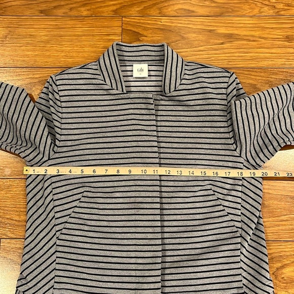 CAbi Striped Car Coat Long Blazer Jacket - Picture 14 of 16